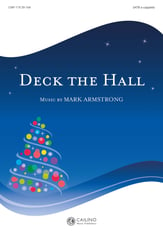 Deck the Hall SATB choral sheet music cover